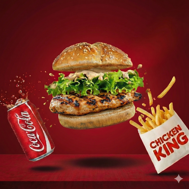 King Grill Tikka Burger